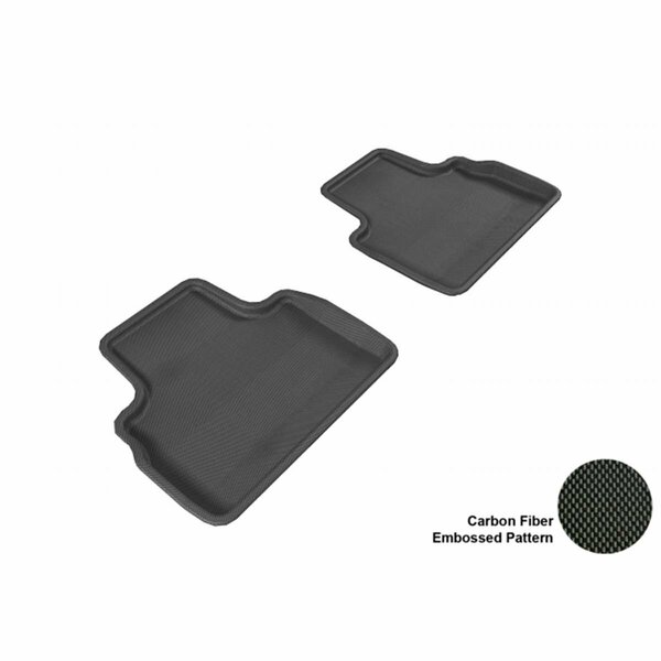 3D Maxpider INFINITI FX35/50/50S 2009-2013 KAGU BLACK R2 Floor Mat L1IN00321509